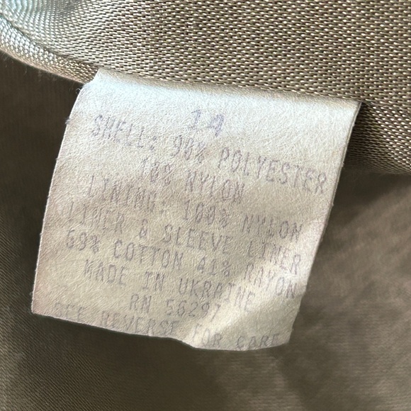 Vintage Brem Rainwear Taupe Tan Trench Raincoat w/ Button Liner - Picture 9 of 16